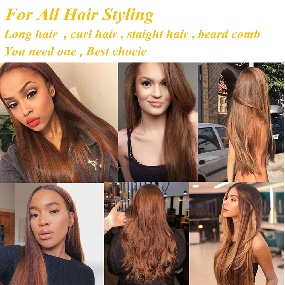 Hair Straighteners Heating Comb Straightener Electric Comb Flat Iron Hair Straightening Brush Smoothing Iron Comb Hair Straightener Brush 230724