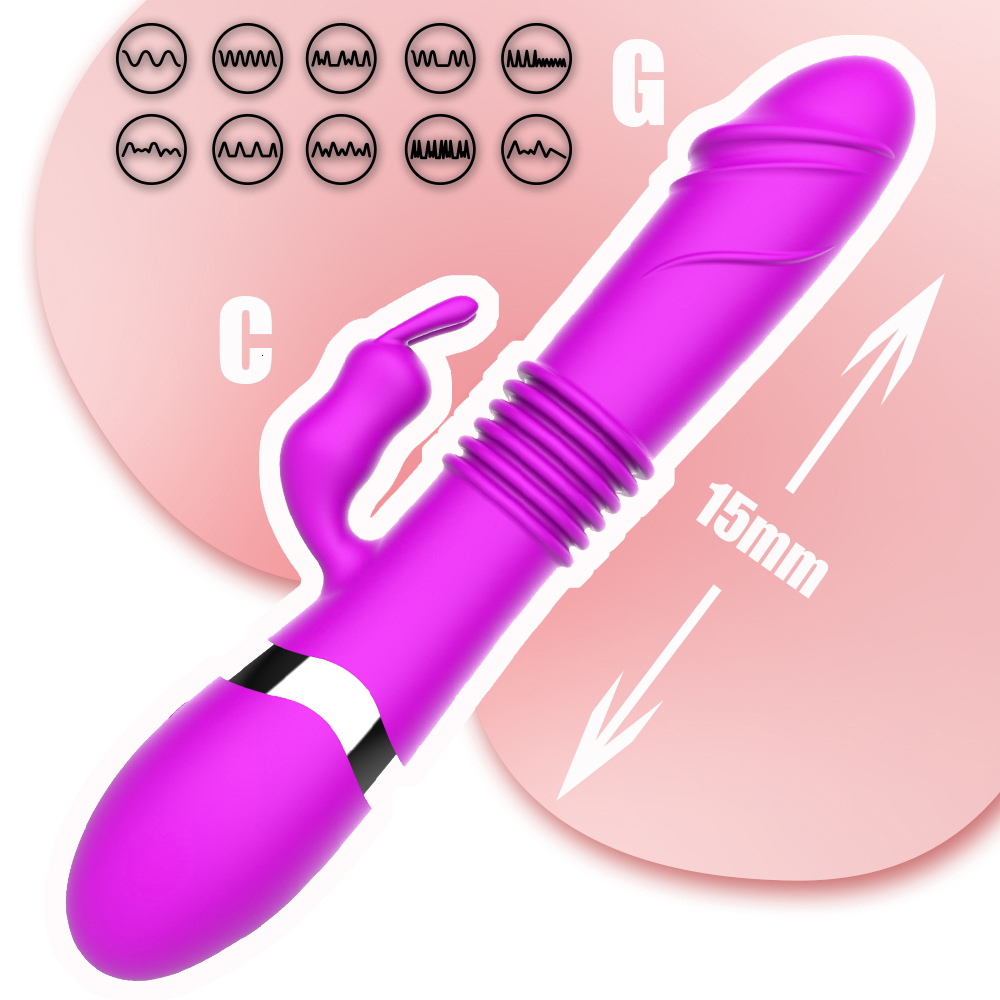 Vibrators Stimulate the vibrator to vibrate the big Dildo 10CM up and down clitoris G spot clitoris 18adult sex toy sex product 230724