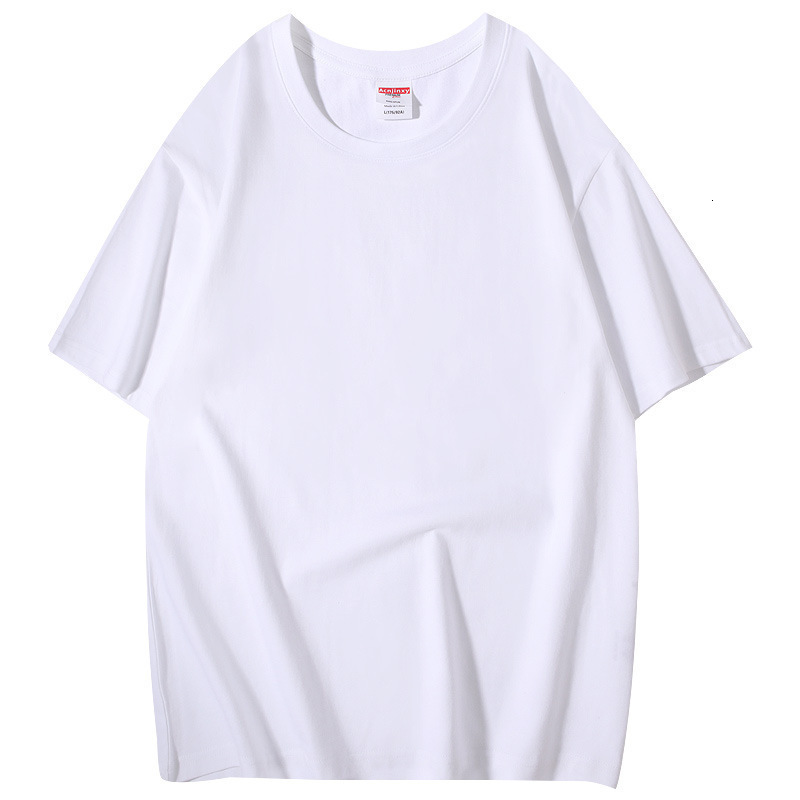Men's TShirts Pure cotton round neck short sleeved Tshirt for men and women with the same style advertising shirt embroidered class clothing cult
