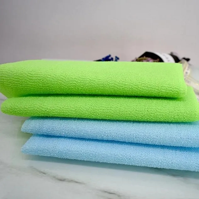 30x90cm Novel Multicolor Salux Nylon Japanese Exfoliation Beauty Care Bath Cloth Towel Back Scrub Cream