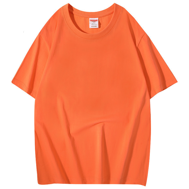 Men's TShirts Pure cotton round neck short sleeved Tshirt for men and women with the same style advertising shirt embroidered class clothing cult