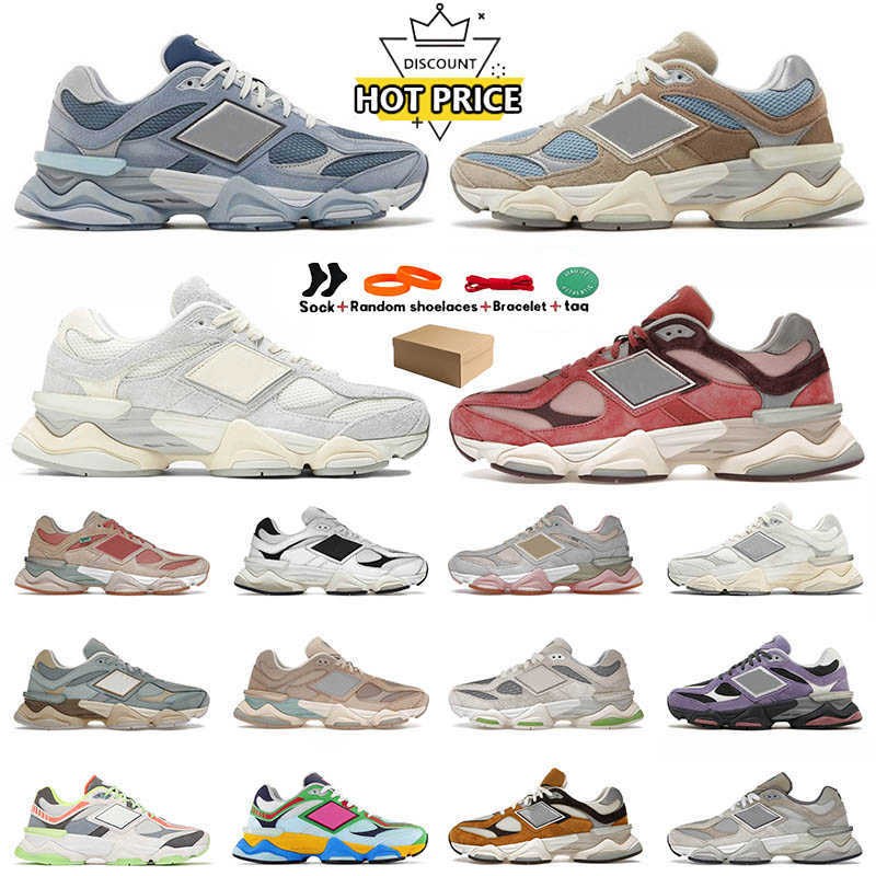 Designer New nb9060 Running shoes for Men Women Grey Black White Ivory Pink Sand Grey Brown Olive On Cloud New Ballence Trainers Athletic Sneakers with box