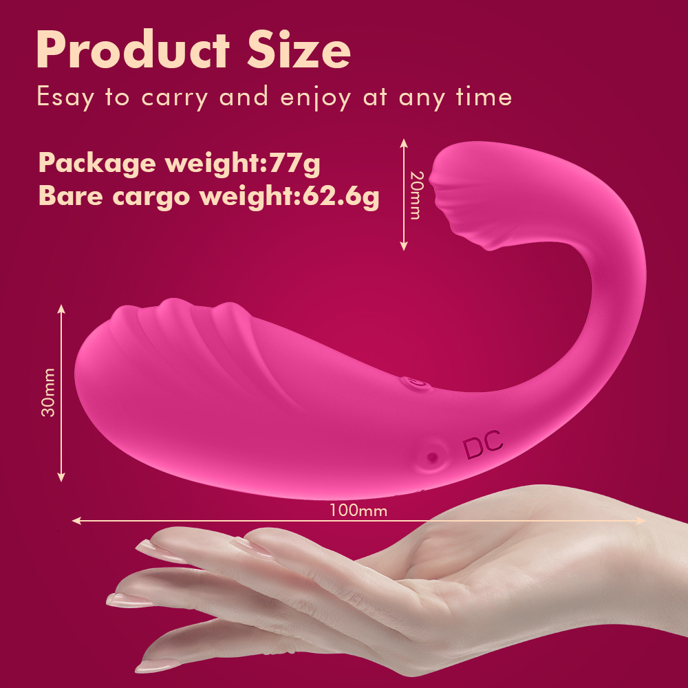 Vibrators Application controlled vaginal dual vibrator G-Spot anal vibrating egg massager wearable stimulator adult sex toy 230724