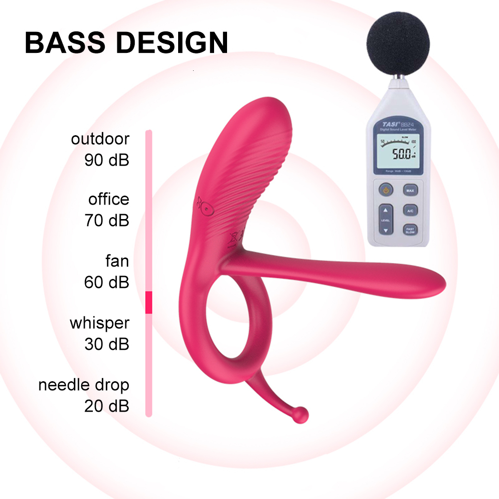 Vibrators Long tongued rooster ring vibrator for men's penis massager 10 frequency labial anal stimulation sex toy 230724