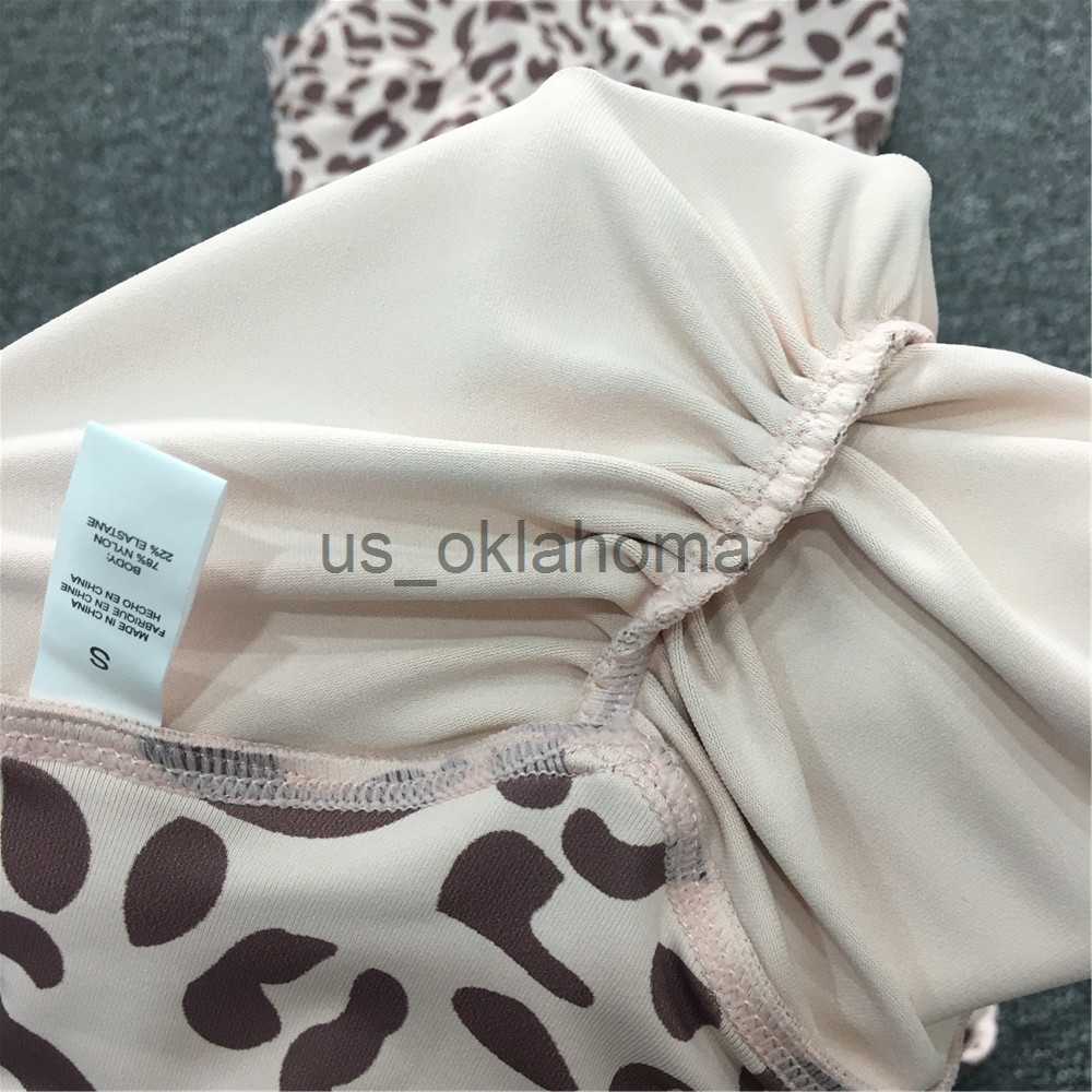 Yoga Outfit 2023 Nylon Women 2Pcs Yoga Sets Training Leopard Bra Running High Waist Scrunch Leopard Leggings Gym Workout Pant Track Suit J230725