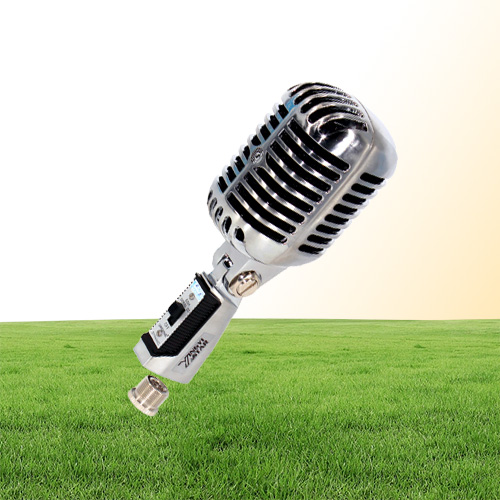Professional Deluxe Retro Vocal Speech Vintage Rock Classical Wired Microphone Dynamic Mic Mike Microfonoe Microfono Mikrofon Kara