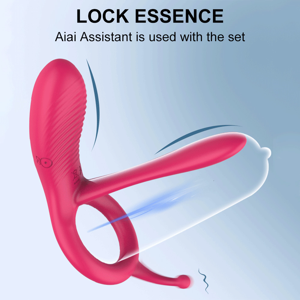 Vibrators Long tongued rooster ring vibrator for men's penis massager 10 frequency labial anal stimulation sex toy 230724