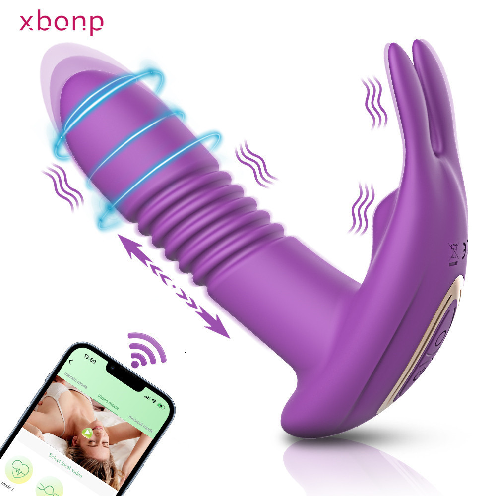 Vibrators Bluetooth application control vibrator for female stimulation beads Dildo vibrator G-spot clitoral stimulator underpants sex toy 230724