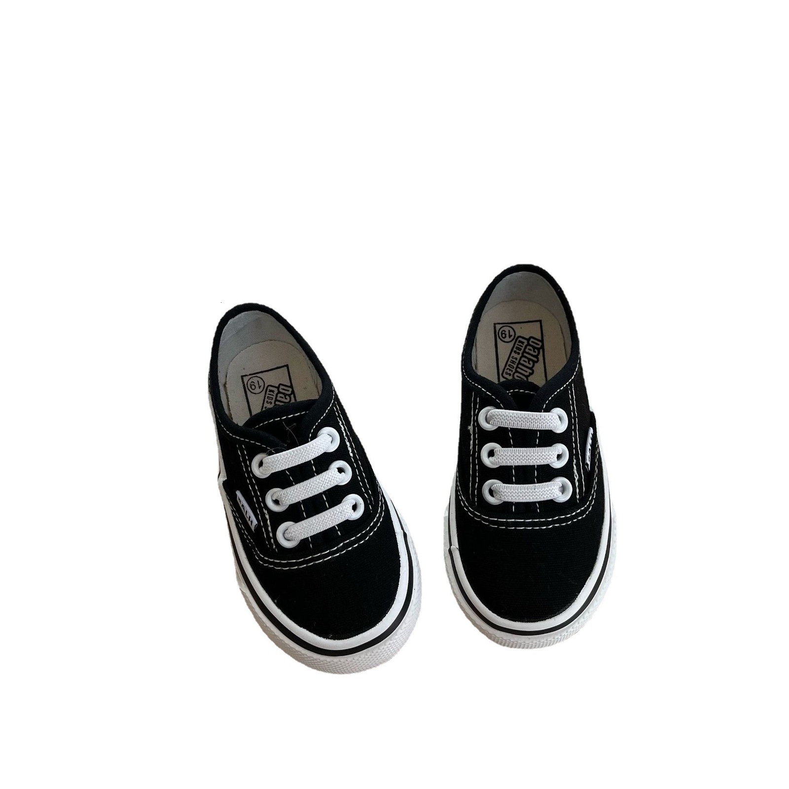 Sneakers Toddler Boy Shoes Spring Canvas Shoes Korean Girls' Fashion Board Shoes Baby Indoor Slip on White Shoes 230721