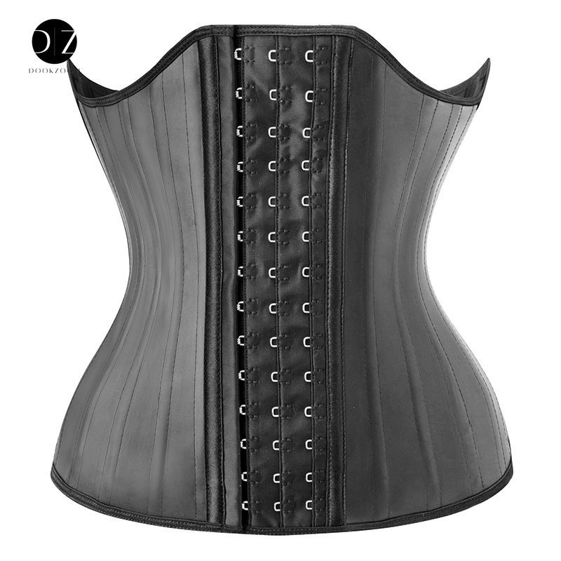Waist Tummy Shaper Latex Waist Trainer Plus Size Tight Chest Shape Weight Loss Abdomen Female Shaper Pattern Waist Belt Reduces Girls' 25 Steel B