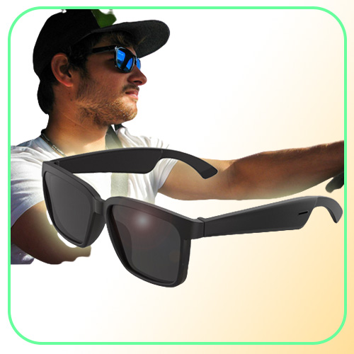 Smart Glasses Bluetooth 50 Classic Women Mens Sunglasses Support Voice Control Wireless Fashion UVAUVB Protection