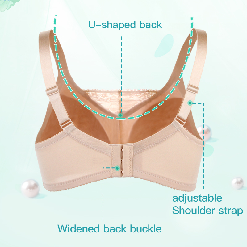 Breast Form ONEFENG 6030 Mastectomy Bra Pocket Underwear for Silicone Breast Prosthesis Breast Cancer Women Artificial Boobs 230724
