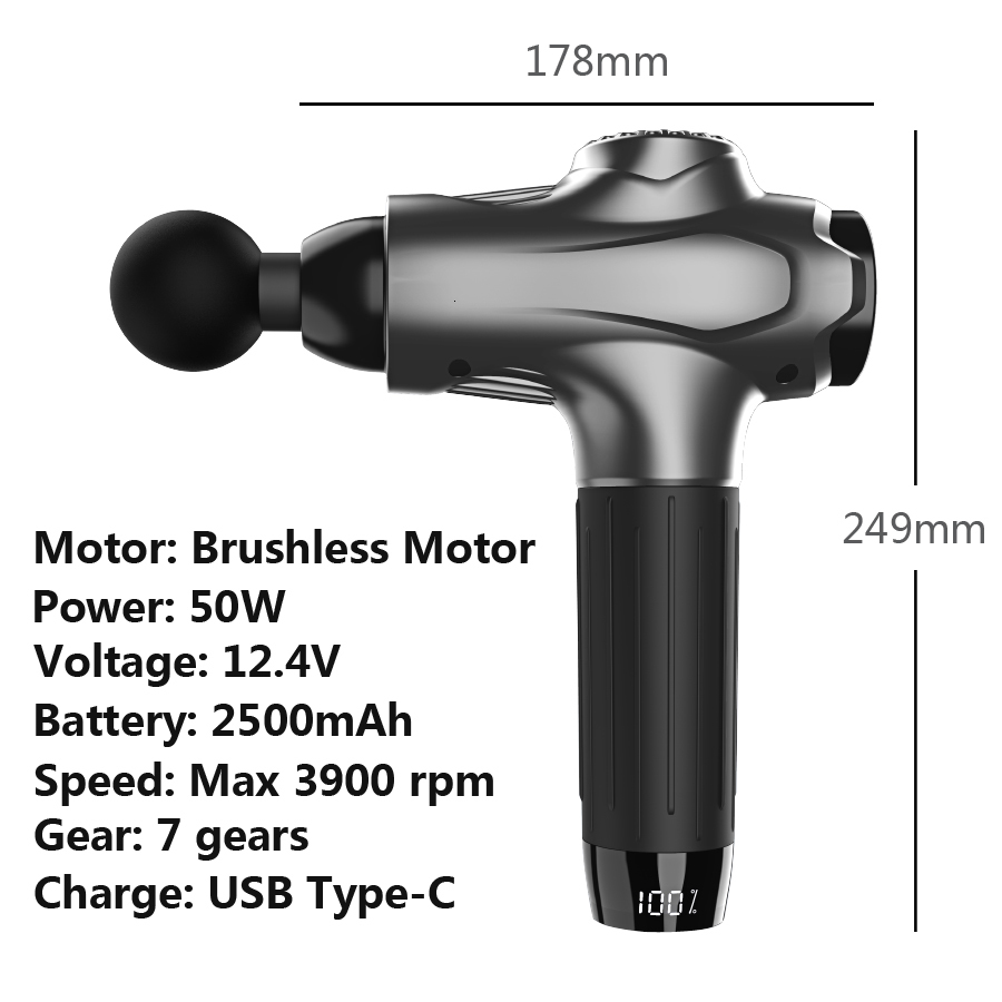 Full Body Massager 12 intelligent massage guns for body neck back electric impact deep tissue muscle relaxation and fitness 230720