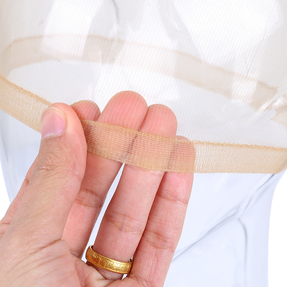 Caps Hd Cap Wholesale 10 Pcs Hd Thin Cap Stocking Cap Transparent Hd Invisible Cap For Sheer Cap Accessories 230724