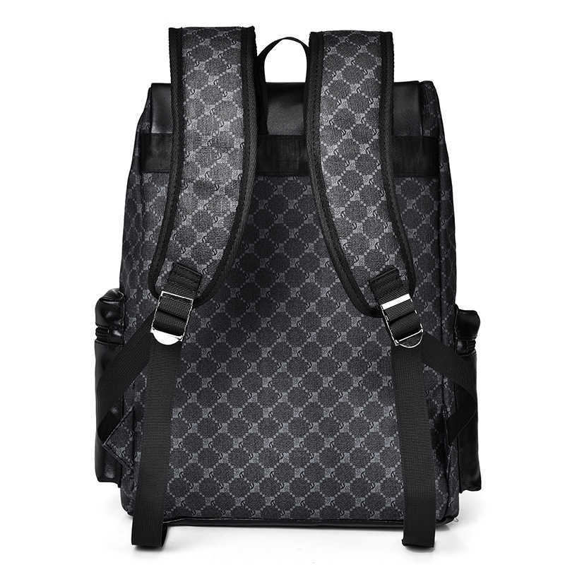 Men's Backpack Men's Fashion Trend Leisure Business Travel Bag Large Capacity Backpack Computer Backpack Tool 230715