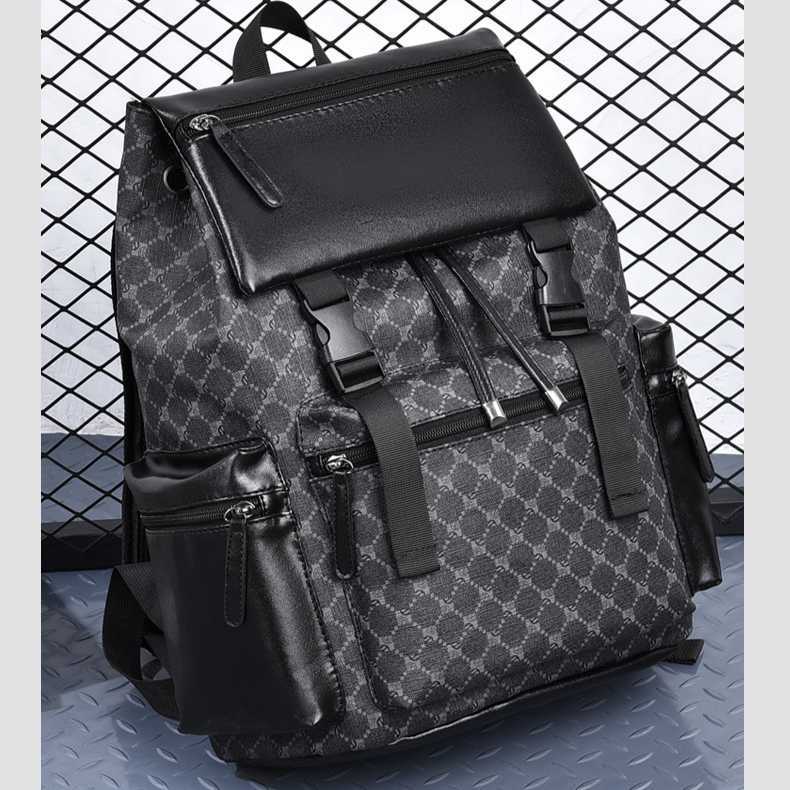 Men's Backpack Men's Fashion Trend Leisure Business Travel Bag Large Capacity Backpack Computer Backpack Tool 230715