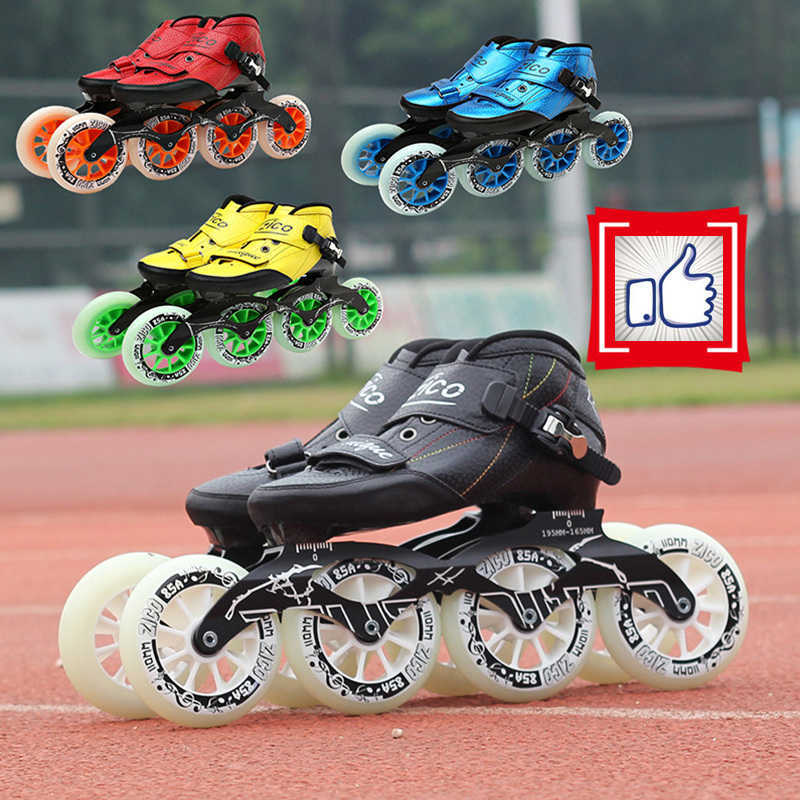 Inline Roller Skates Advance Adults Inline Speed Skates Shoes Racing Skating Patines for MPC for Powerslide 6-layers Carbon Fiber EUR 30-48 HKD230720