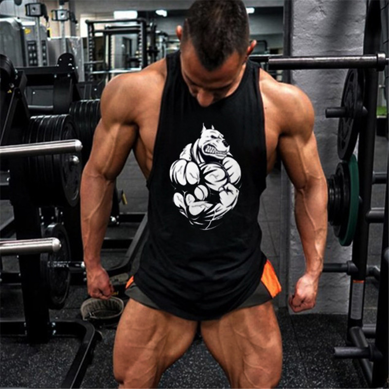 Men s Tank Tops Fashion Cotton Sleeveless Shirts Top Men Fitness Shirt Mens Singlet Bodybuilding Workout Gym Vest 230724