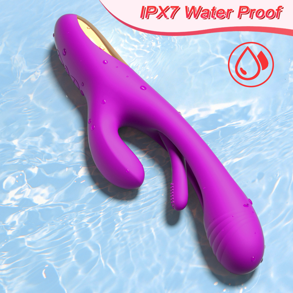 Vibrators Rabbit Tapping G-Spot Pattern Vibrator Female Clitoral Stimulator Powerful 21 Mode Sex Toy Female Dildo Product Adult 230724