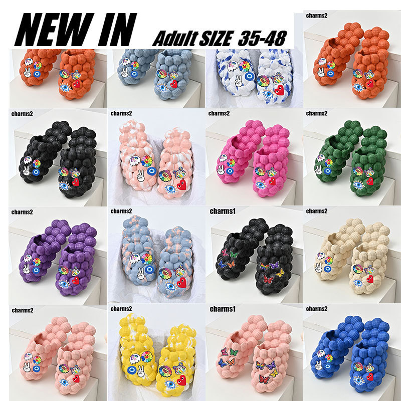 Slipper Bubble Slides Toddler Children Kids Sandals Summer Outdoor Sport Shoes Boys Girls Close Toes Slippers AntiSlip Slides2548 230721