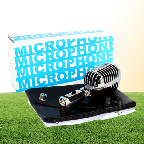 Professional Deluxe Retro Vocal Speech Vintage Rock Classical Wired Microphone Dynamic Mic Mike Microfonoe Microfono Mikrofon Kara