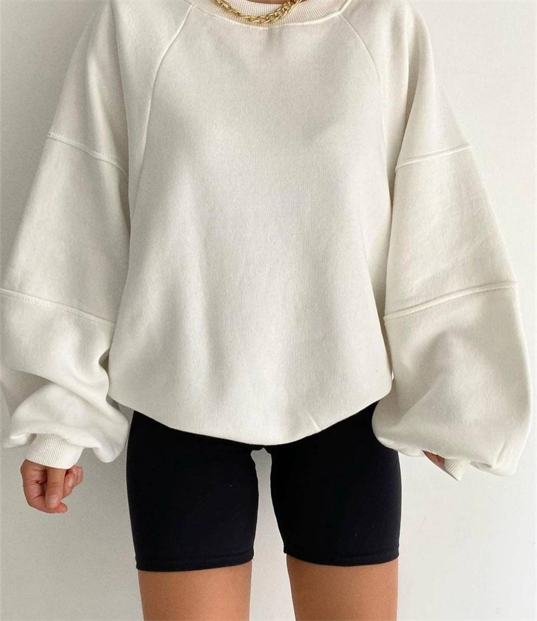 Women Pullover Fitness Autumn Sweater Outdoor Running Loose Womens Long Sleeve Sweatshirts WY8036