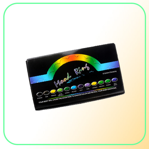 whloe 100Pcslot Whole Jewelery Bulks Mixed Change Color Silver Plated Mood Ring Temperature Emotion Feeling Rings For Wom