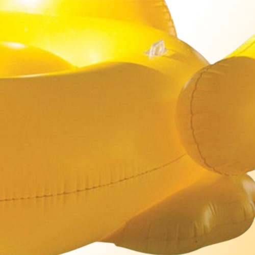 Inflatable Pool Floats Rafts Swimming Yellow with Handles Thicken Giant PVC Pools Float Tube Raft