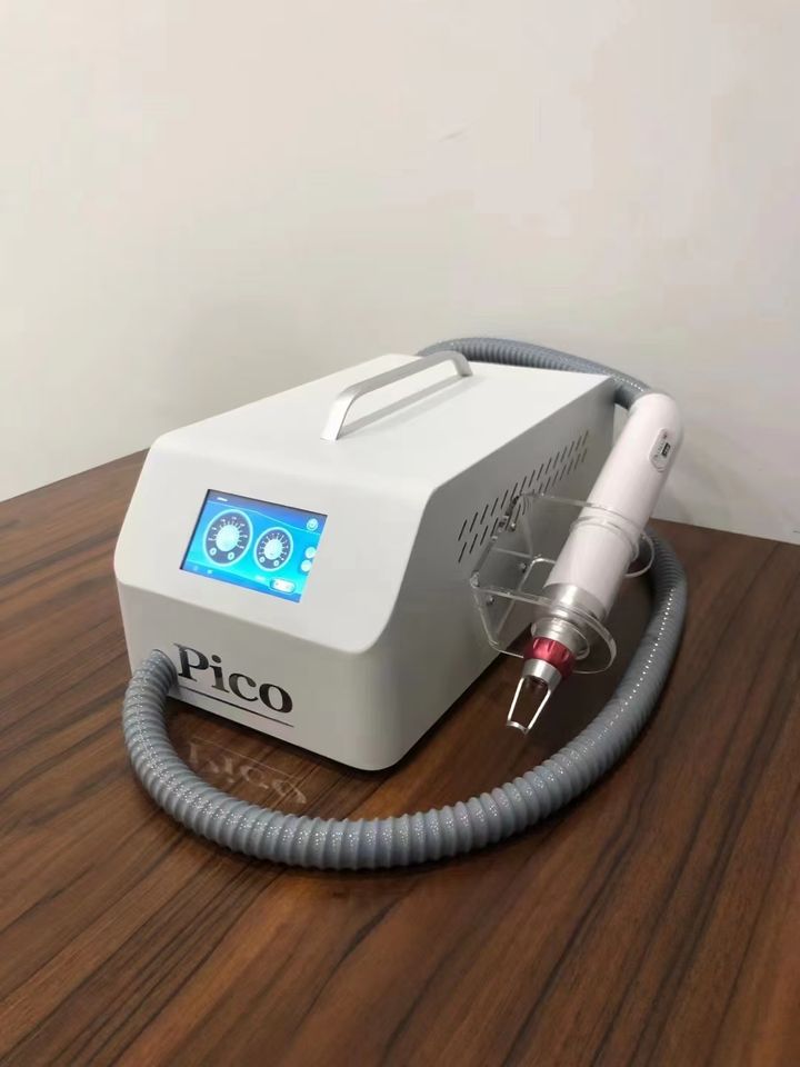 Portable Multi-functional ND YAG Laser 1064nm 532nm 1320nm Tattoo Removal Laser Skin Rejuvenation Face Lift Wrinkle Remover Device
