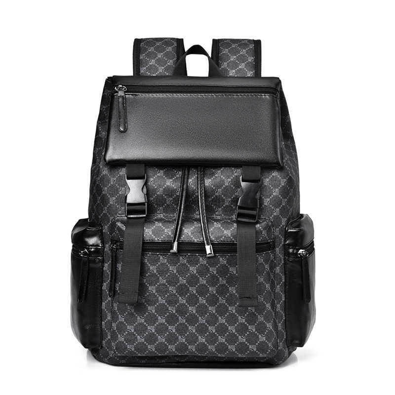 Men's Backpack Men's Fashion Trend Leisure Business Travel Bag Large Capacity Backpack Computer Backpack Tool 230715