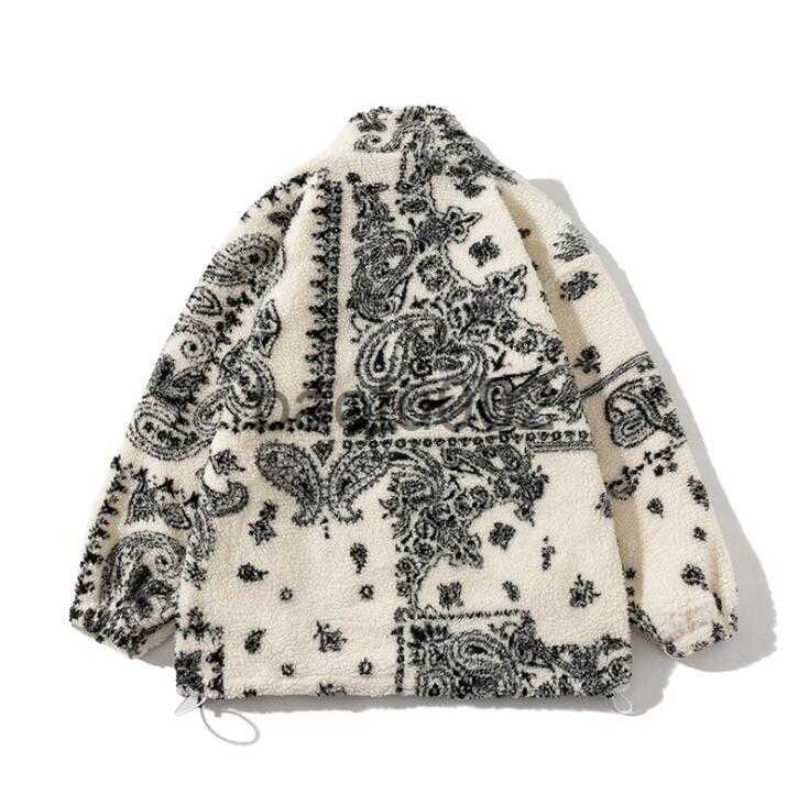 Men's Jackets oversize cardigan Jackets man casual Bandanna Man jacket loose Lamb cashmere women Men coat fleece winter men's coats J230724