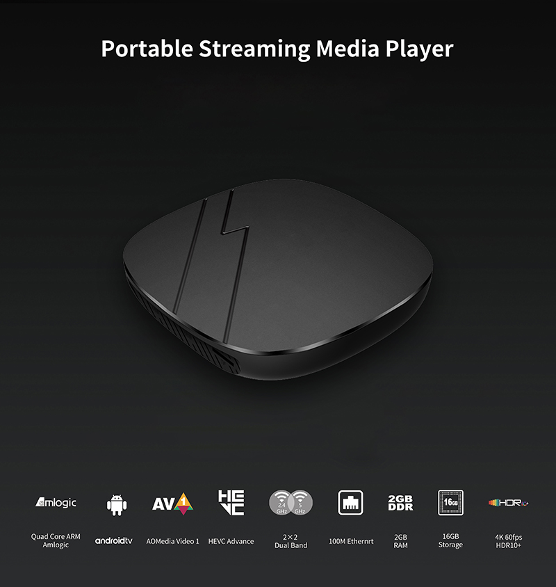 A6 PRO Android TV Box Android 11.0 LPDDR4 2GB 16GB 2.4G 5G WiFi Bluetooth Amlogic S905W2 AV1 4K Media Player Smart TV BOX
