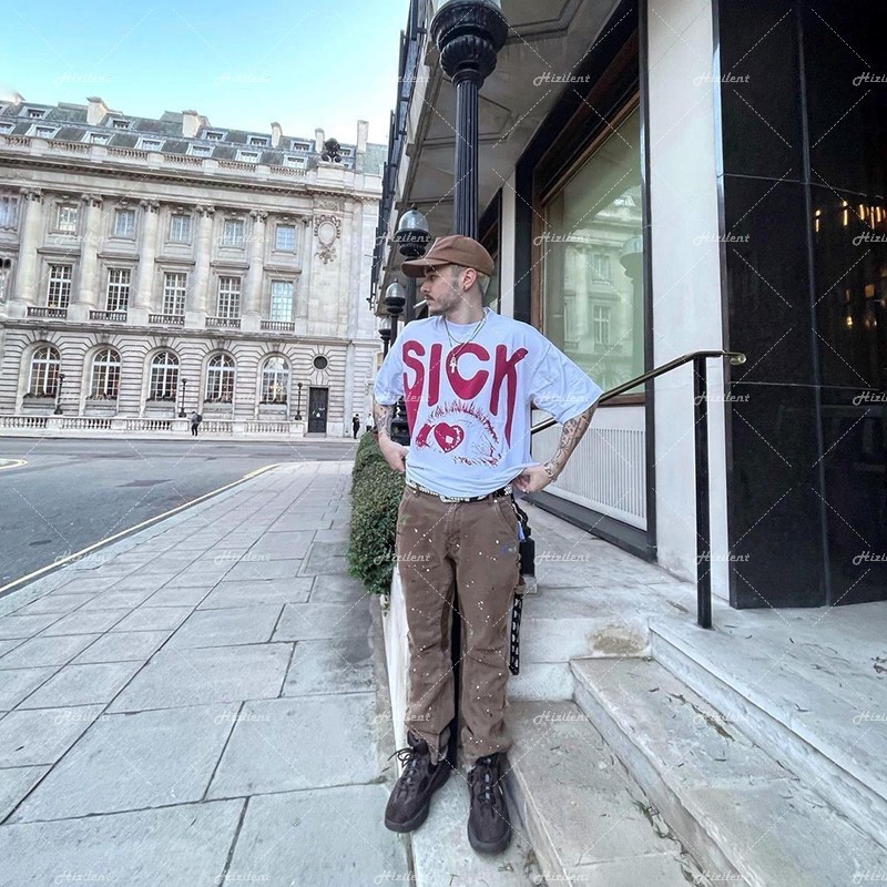 Womens TShirt Hip hop Men Summer gothic Harajuku Punk Loose Women T Shirt Casual White Short Sleeve Graphics Print Tops y2k emo 230724