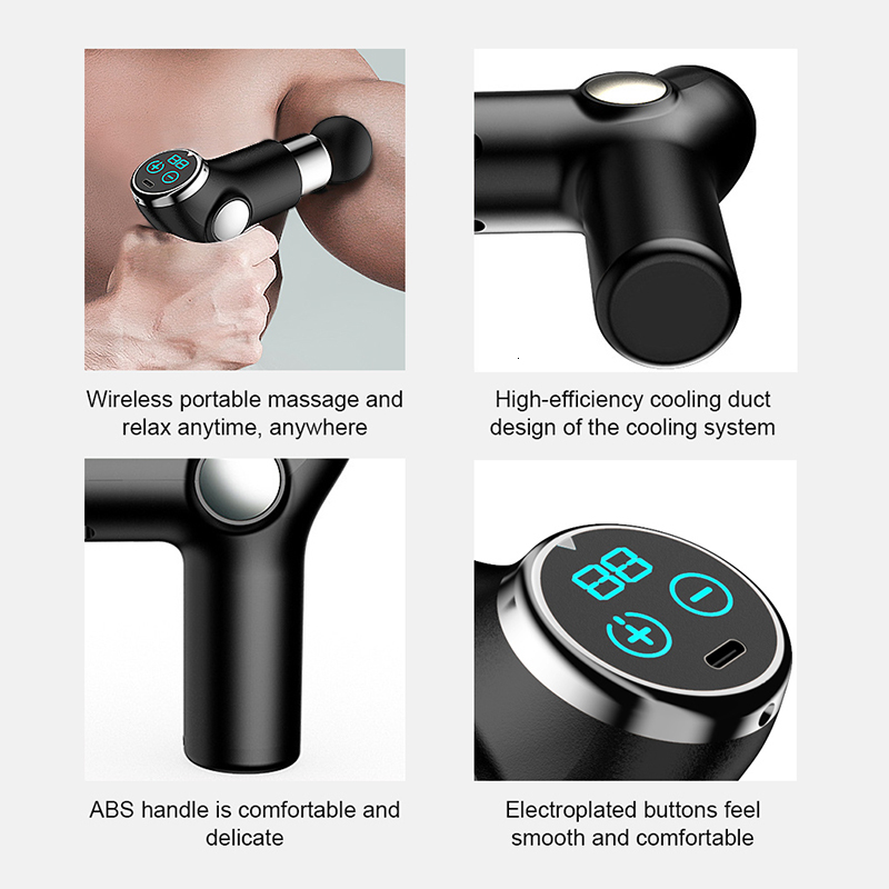Full Body Massager Massage gun 32 speed deep tissue perception muscle massager massager relieves pain body and neck vibrator fitness 230720