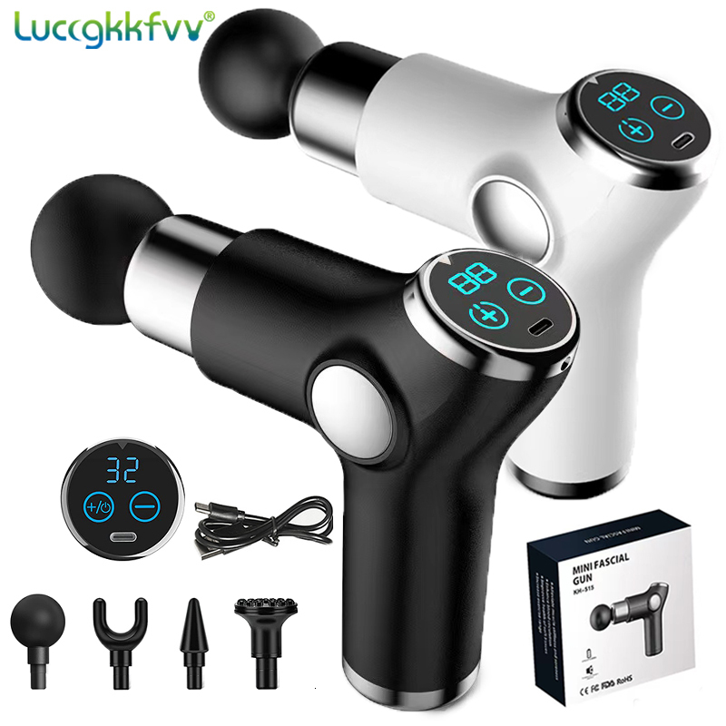 Full Body Massager Massage gun 32 speed deep tissue perception muscle massager massager relieves pain body and neck vibrator fitness 230720