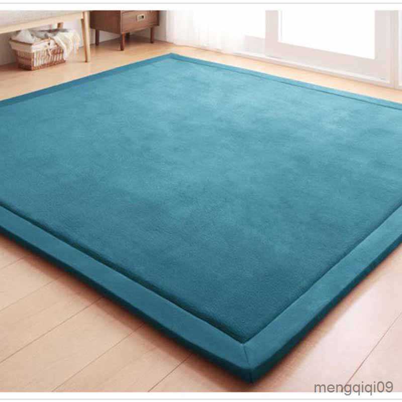 Carpets Chpermore Simple Tatami Mats Large Carpets Thickened Bedroom Carpet Children Climbed Playmat Home Room Rug Floor Rugs R230725 C251007