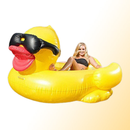 Inflatable Pool Floats Rafts Swimming Yellow with Handles Thicken Giant PVC Pools Float Tube Raft