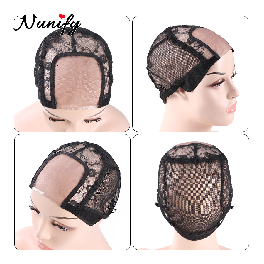 Wig Caps 10Pcs Wave Cap With Adjustable Strap Great Elastic Hairnets Lace Wig Caps For Making Wigs U Part Swiss Lace For Ventilating Hair 230724