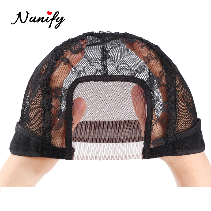 Wig Caps 10Pcs Wave Cap With Adjustable Strap Great Elastic Hairnets Lace Wig Caps For Making Wigs U Part Swiss Lace For Ventilating Hair 230724