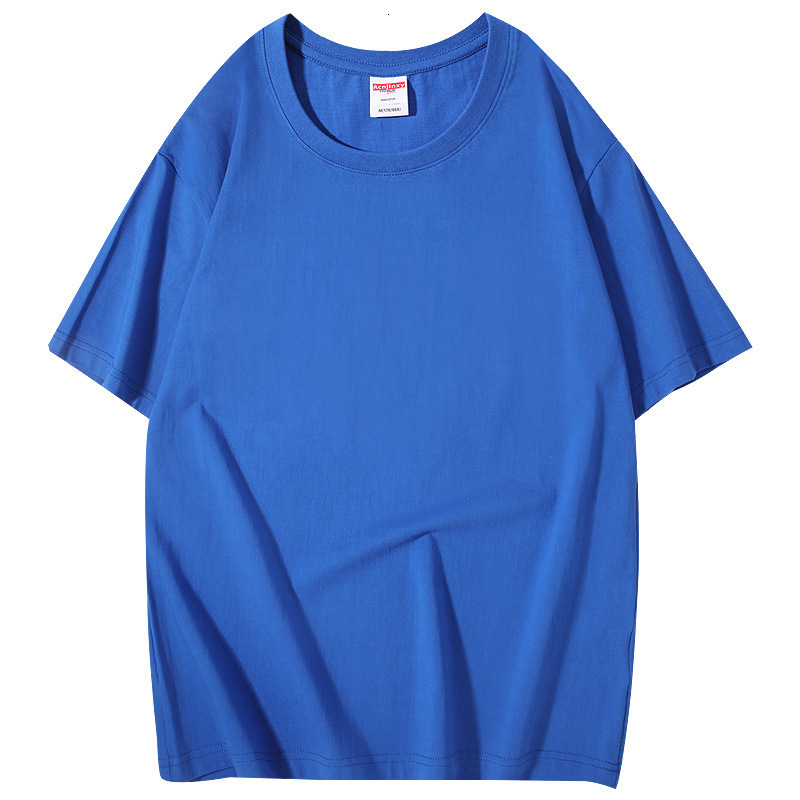 Men's TShirts Pure cotton round neck short sleeved Tshirt for men and women with the same style advertising shirt embroidered class clothing cult