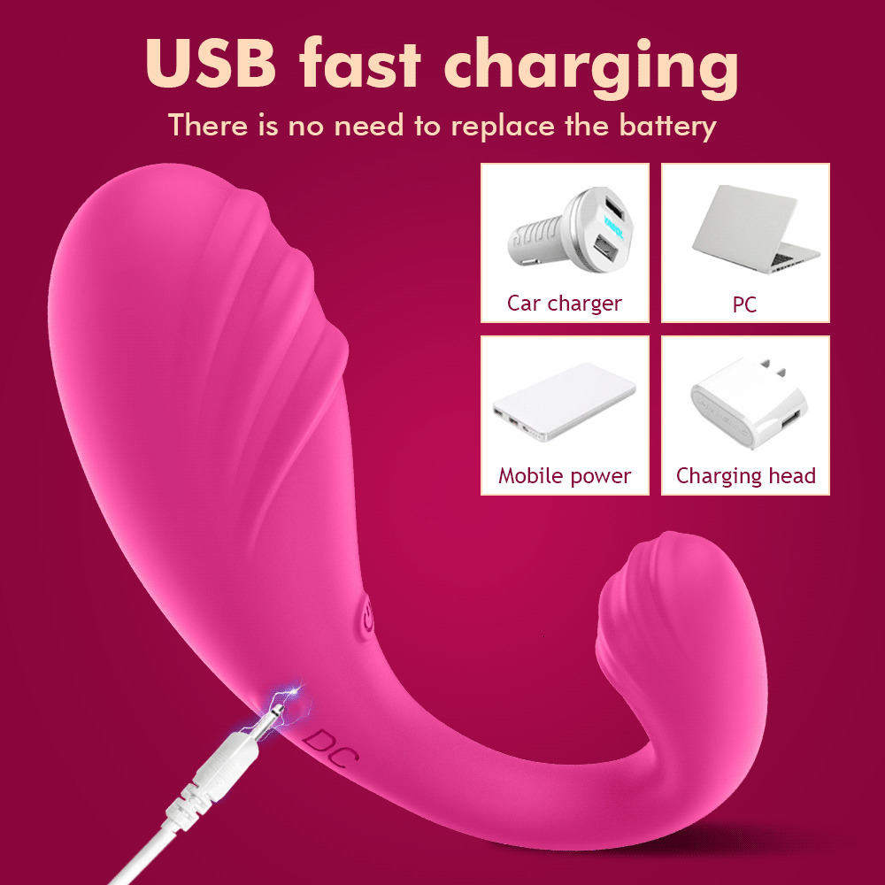 Vibrators Application controlled vaginal dual vibrator G-Spot anal vibrating egg massager wearable stimulator adult sex toy 230724