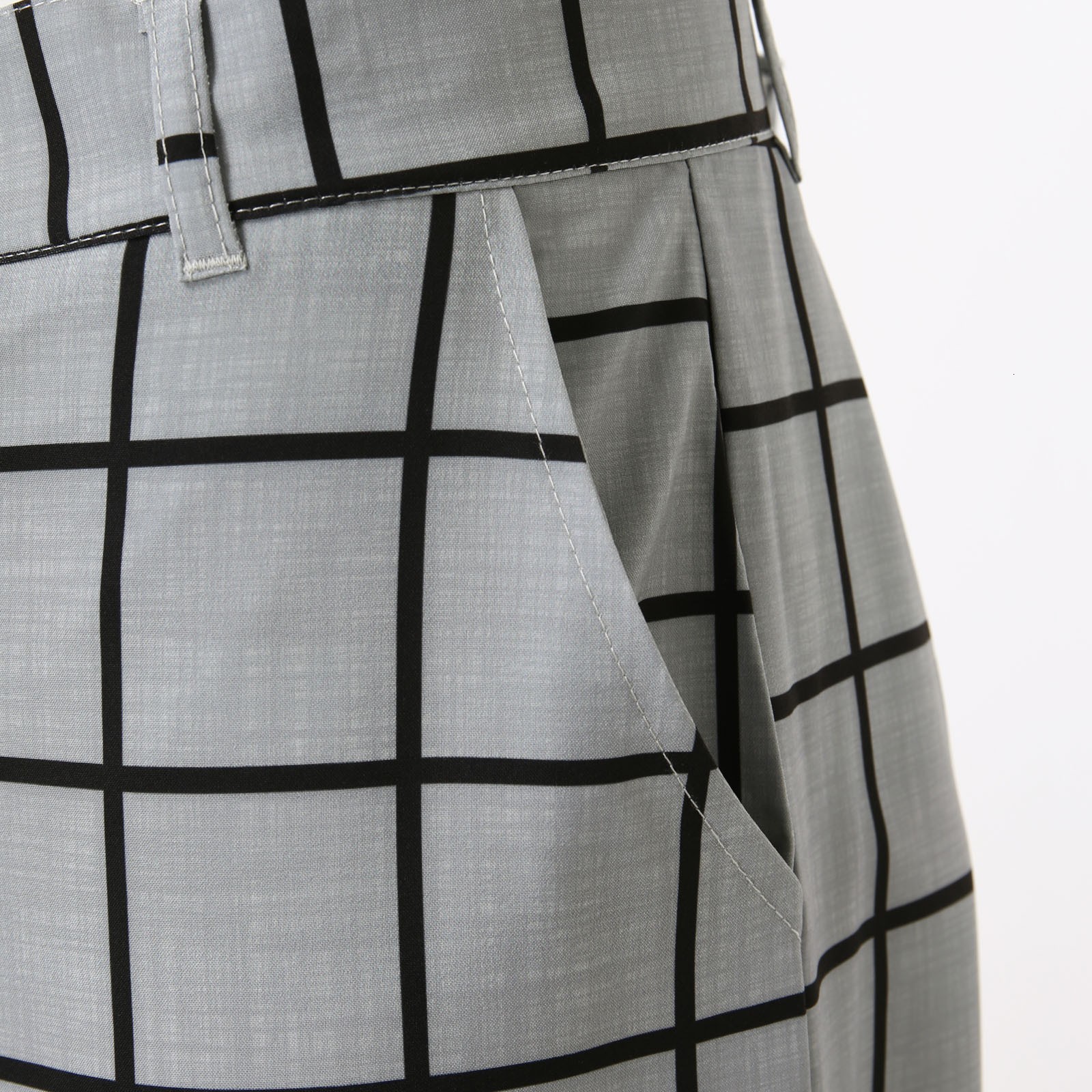 Mens Pants Man Casual Plaid Suit Business Work Formal For Men Dress Straight Leisure Slim Fit Trousers Clothing 230724