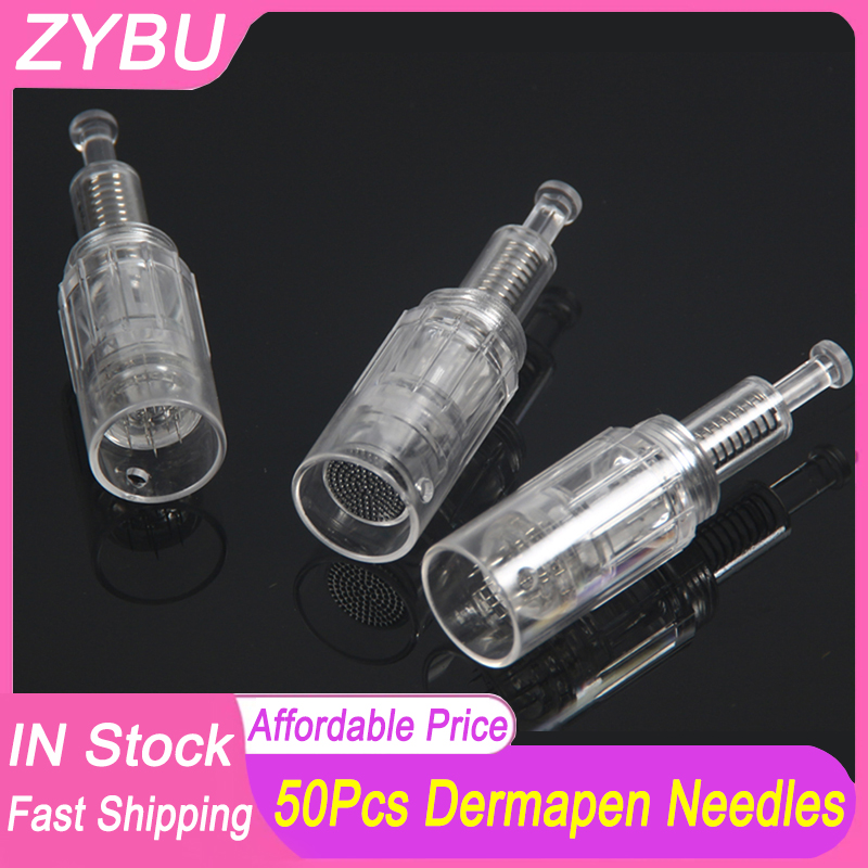 10pcs Screw Dermapen Drag Nano Cartridge DermaPen Microneedling Machine Accessorie Professional Derma Pen Spare Part Mesotherapy