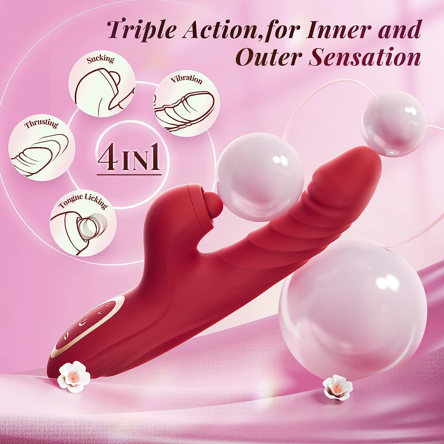 Vibrators Strong stimulation vibrator Female clitoral sucker Vacuum stimulator Tongue licking Dildo Adult products Vibratory sex toys 230724