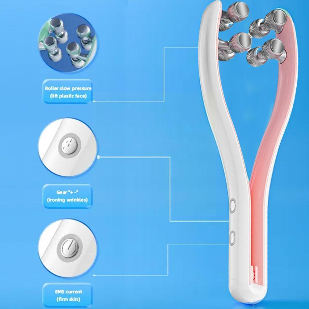 Face Massager Electric facial roller massage machine facial slimming dual care massage machine facial lift V-shaped skin chin tool with facial shaping