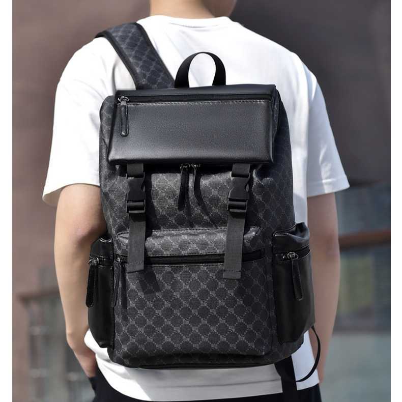 Men's Backpack Men's Fashion Trend Leisure Business Travel Bag Large Capacity Backpack Computer Backpack Tool 230715