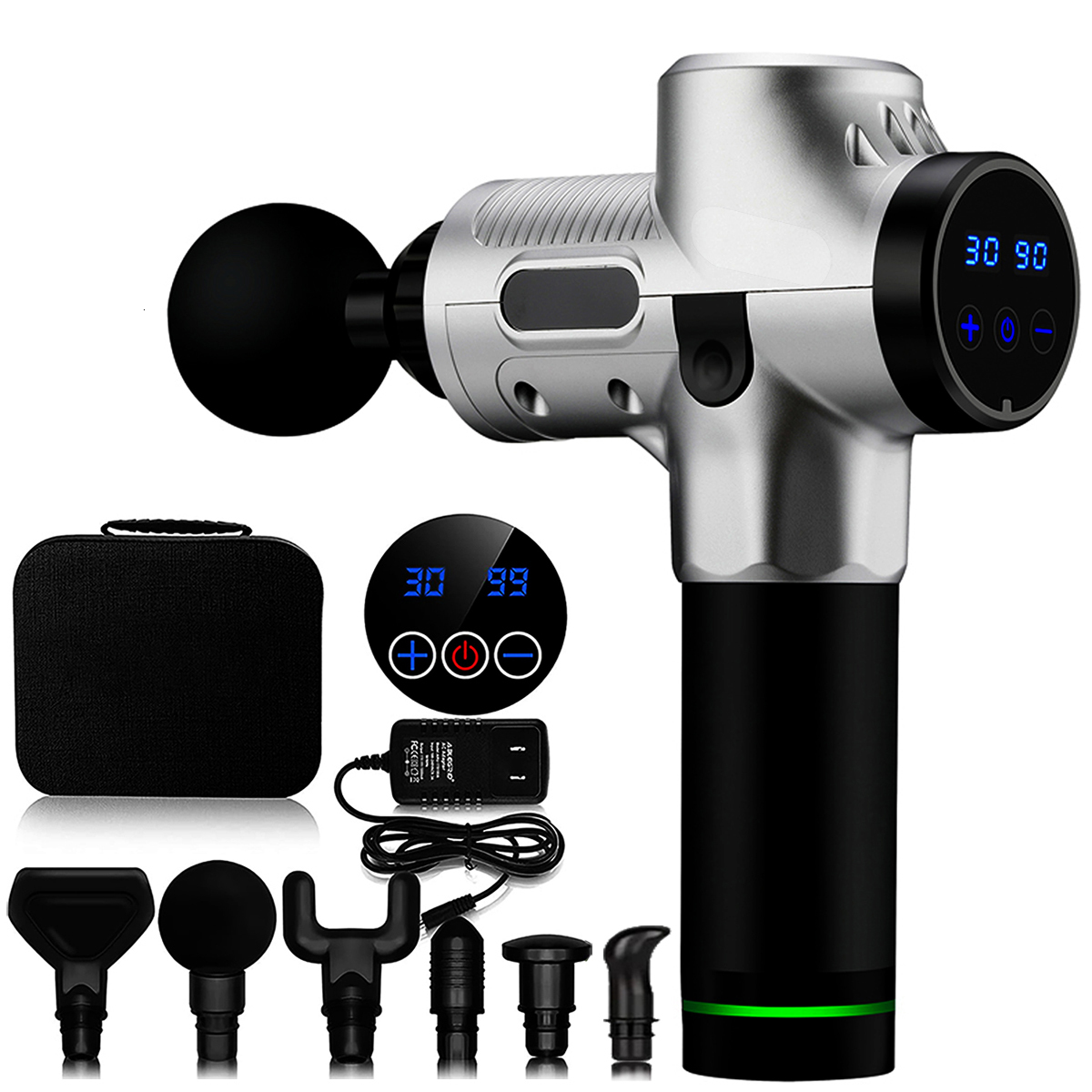 Full Body Massager Deep Tissue Massage Gun Eletric Neck Massager 30 Speed Pain Relief Handgun Muscle Gun 230720