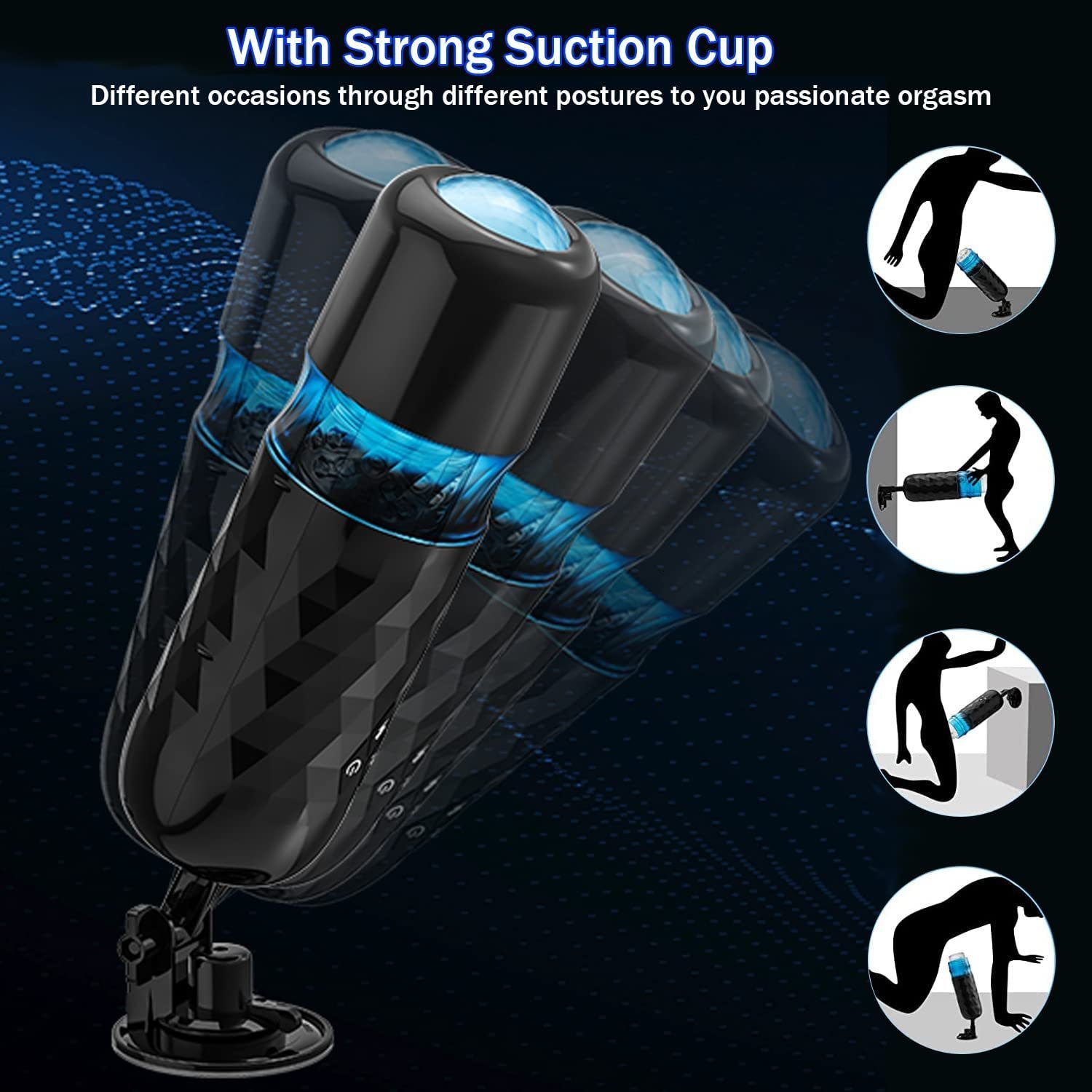 Masturbators Hannibal Male Masturbators Cup Telescopic Rotation Penis Stimulation Electric Vagina Oral Sex Toy for Male 230720