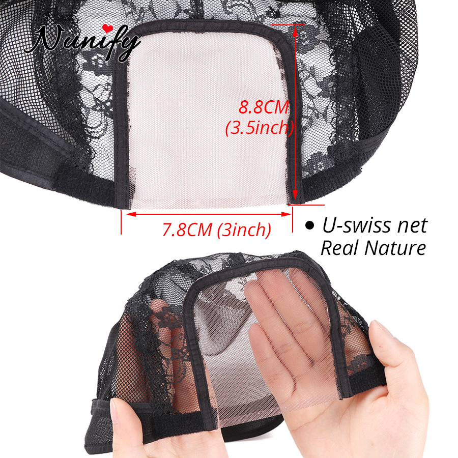 Wig Caps 10Pcs Wave Cap With Adjustable Strap Great Elastic Hairnets Lace Wig Caps For Making Wigs U Part Swiss Lace For Ventilating Hair 230724