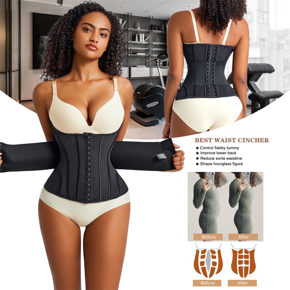 Waist Tummy Shaper Mistin Corset Fajas Reduceras Y Modeladoras Para Mujeres Shaping Bra Lifting Waist Trainer Steel Boned Flat Abdomen Skin-tight garm